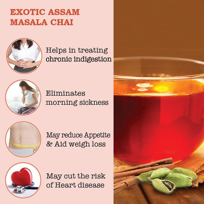 iorganic Exotic Assam Masala Chai / To Refresh and Energize, Energy Boost Tea, Improved Digestion Tea, Immune Support Tea, Warmth and Comfort Tea