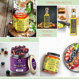 iorganic Fiesta Gift Box / Assortment of 3 Products / Cold Pressed Oil, Honey & Berries, diwali gifting, festive gifting, wedding gifting, corporate gifting