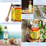 iorganic Heritage Gift Box / Assortment of 5 Products / Cold Pressed Oils & Honey, diwali gifting, festive gifting, wedding gifting, corporate gifting