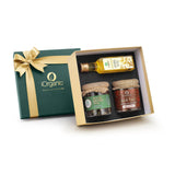 iorganic Rejuvenate Gift Box / Assortment of 3 Products / Cold-Pressed Oil, Trail Mix & Organic Tea, diwali gifting, festive gifting, wedding gifting, corporate gifting