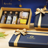 iorganic Revelry Gift Box / Assortment of 5 Products / Cold-Pressed Oils, Honey & Soy Candle, diwali gifting, festive gifting, wedding gifting, corporate gifting