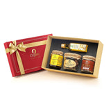 iorganic Synergy Gift Box / Assortment of 4 Products / Virgin Oil, Honey, Trail Mix & Hazelnuts, diwali gifting, festive gifting, wedding gifting, corporate gifting