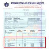 iOrganic Raw Honey Test Report - Ensuring purity, no added sugar, and 100% natural composition.