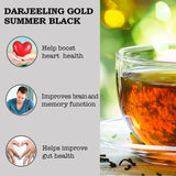 iorganic Darjeeling Gold Summer Black Tea, Digestive Aid Tea, Immune Support Tea, Mood Enhancement Tea, Skin Health Tea