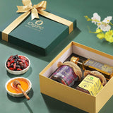 iorganic Fiesta Gift Box / Assortment of 3 Products / Cold Pressed Oil, Honey & Berries, diwali gifting, festive gifting, wedding gifting, corporate gifting