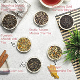 iorganic London Tea Room / Assortment of 8 Products / Organic Wellness Teas & Teaware, diwali gifting, festive gifting, wedding gifting, corporate gifting